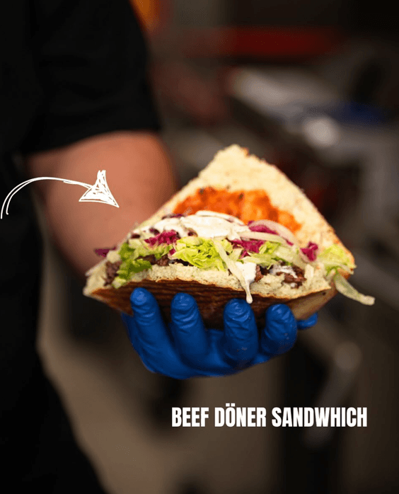 Signature beef döner