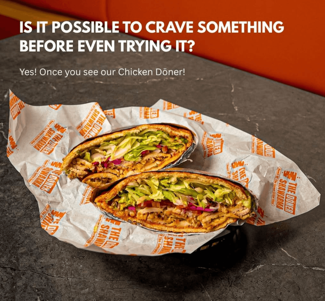 Signature chicken döner